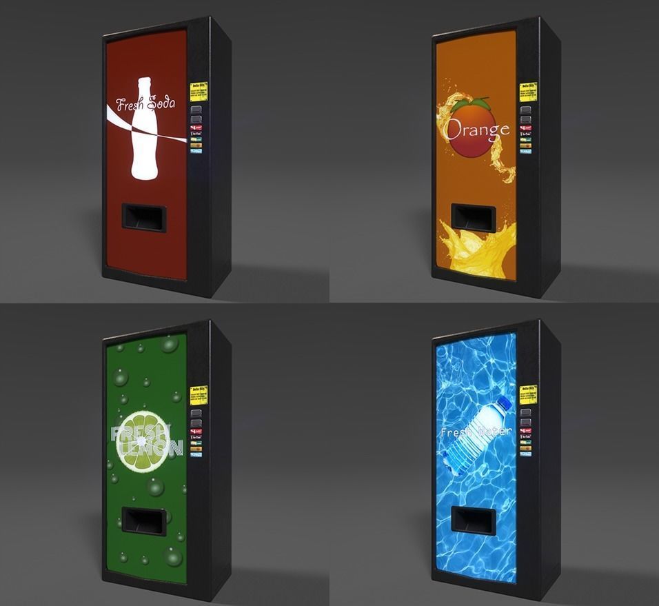 Street GameReady PBR Props- LowPoly AR 3D Model Collection_16