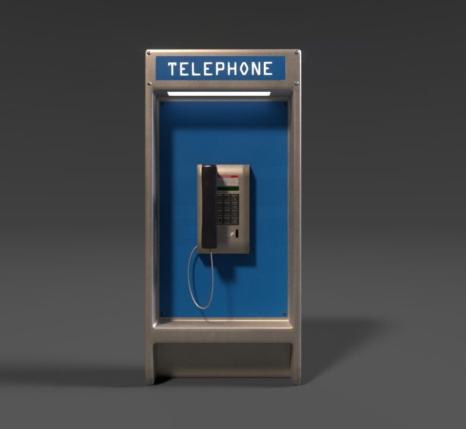 Street GameReady PBR Props- LowPoly AR 3D Model Collection_13