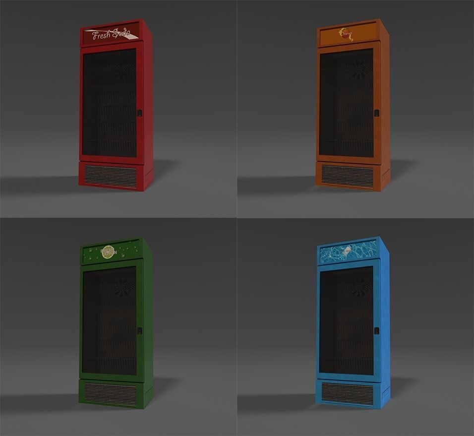 Street GameReady PBR Props- LowPoly AR 3D Model Collection_18