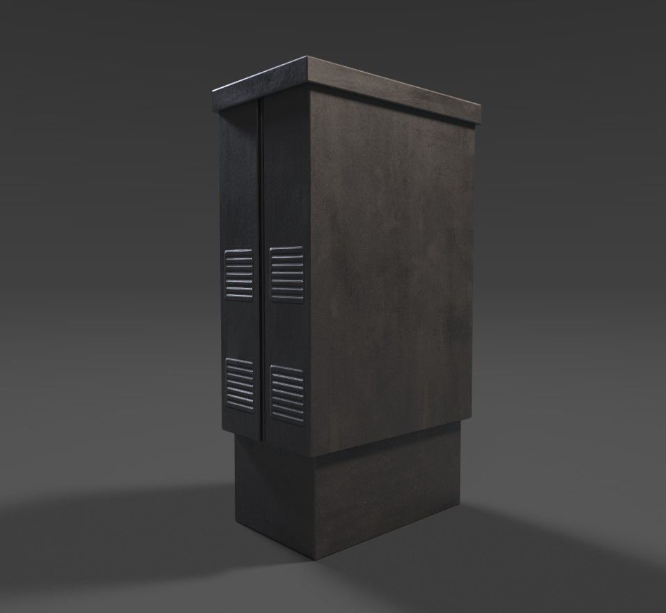 Street GameReady PBR Props- LowPoly AR 3D Model Collection_11