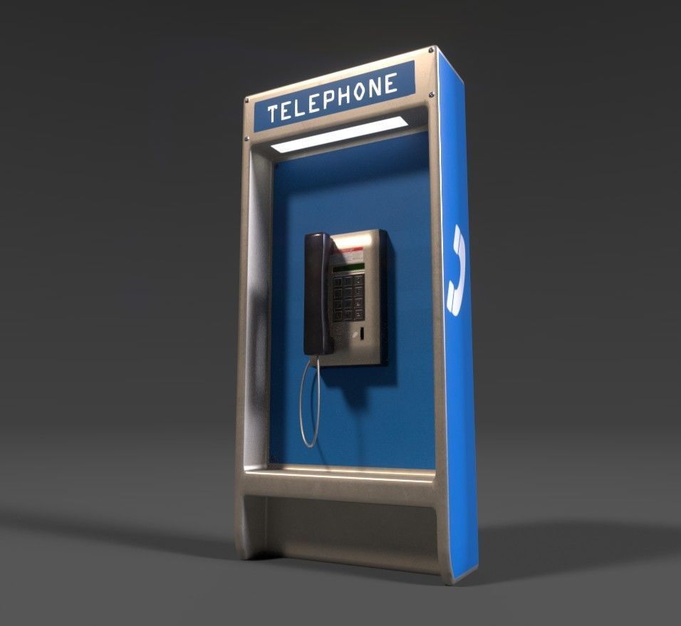 Street GameReady PBR Props- LowPoly AR 3D Model Collection_14