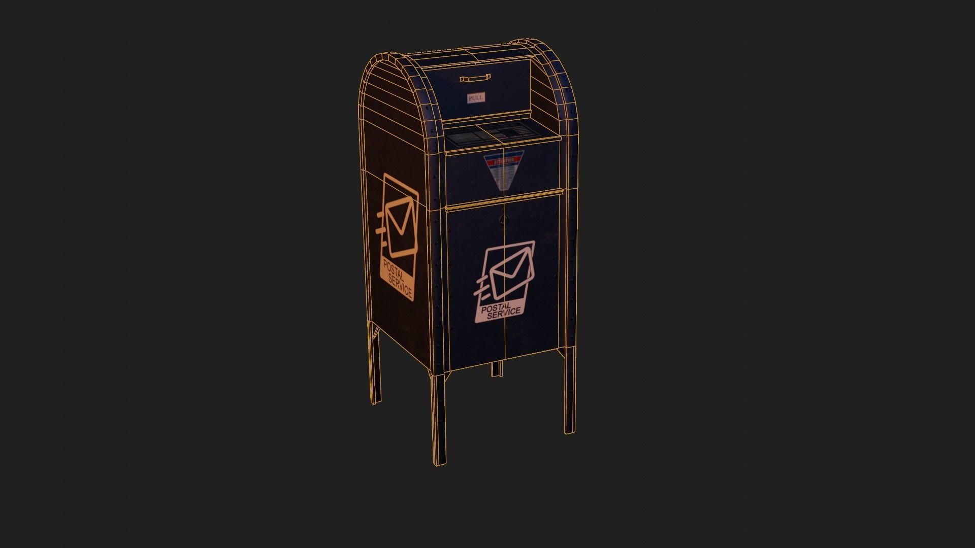 Street GameReady PBR Props- LowPoly AR 3D Model Collection_6