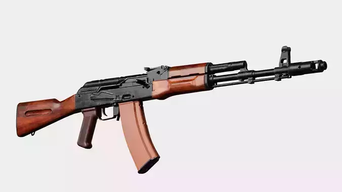 AK - AK74 Low-poly 3D model
