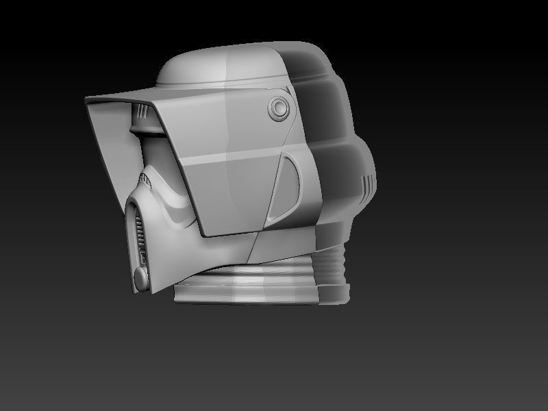 Pin Up Scout Trooper  3D print model_17