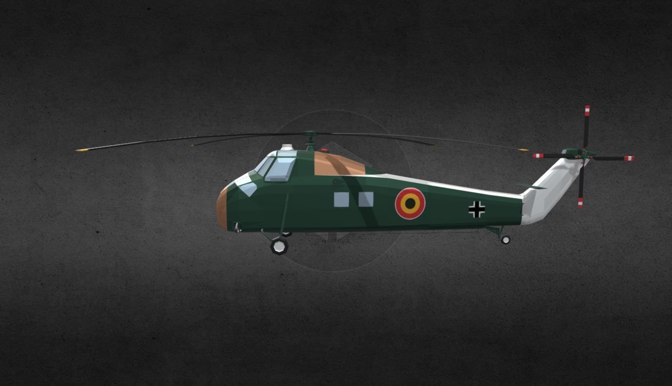 s58-helicopter helicopter for gta san andreas Low-poly 3D model_6