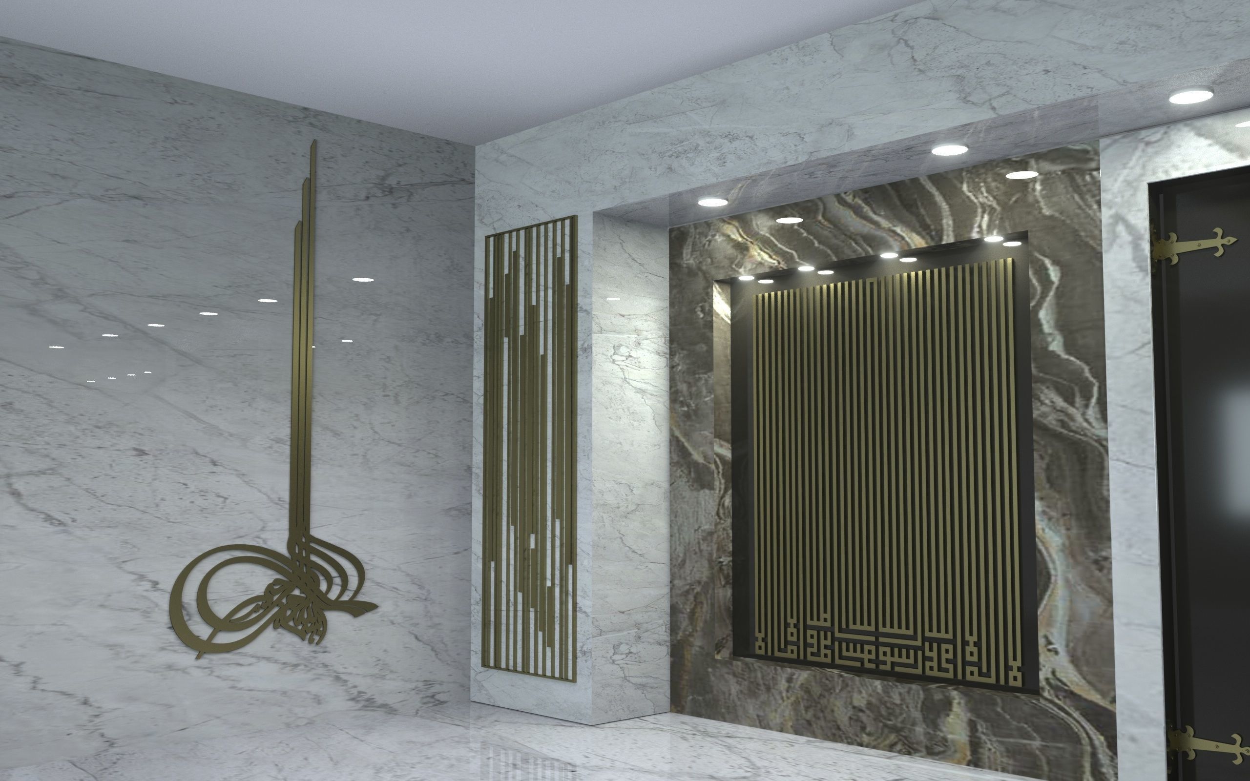  house hall 3D model 3D model_1