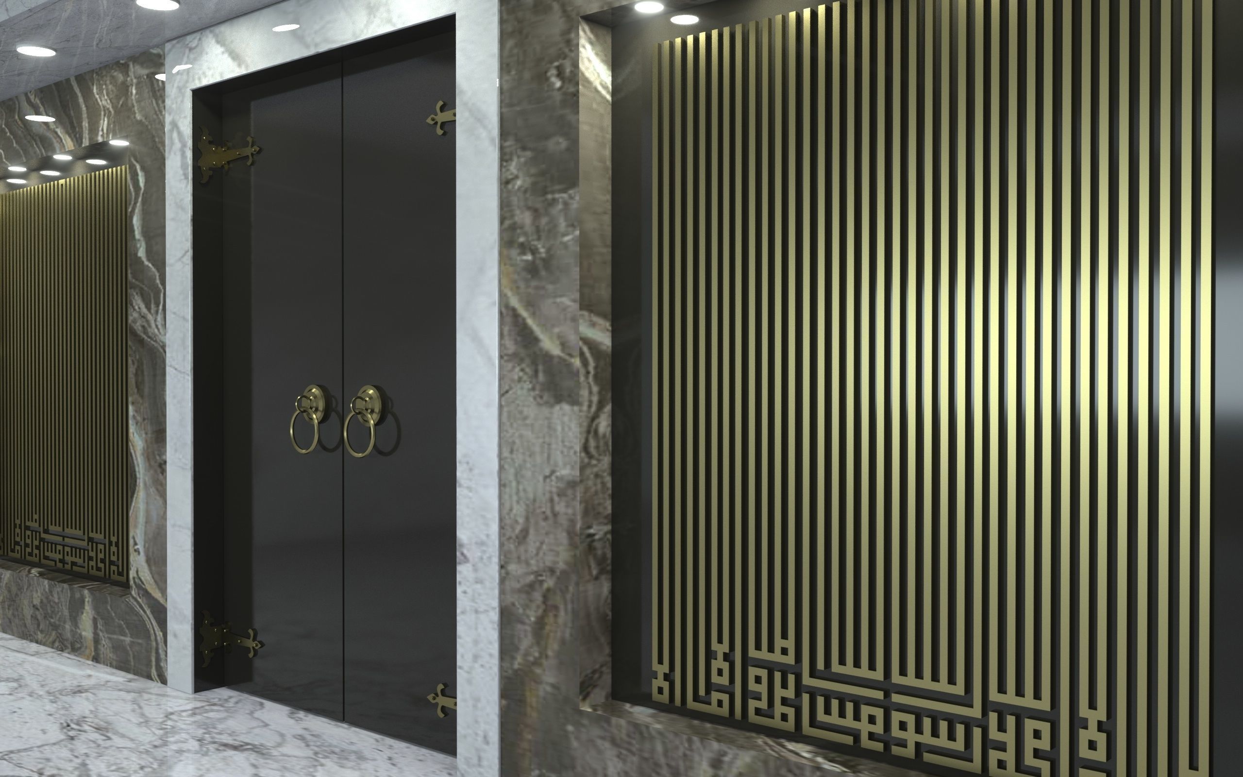  house hall 3D model 3D model_2