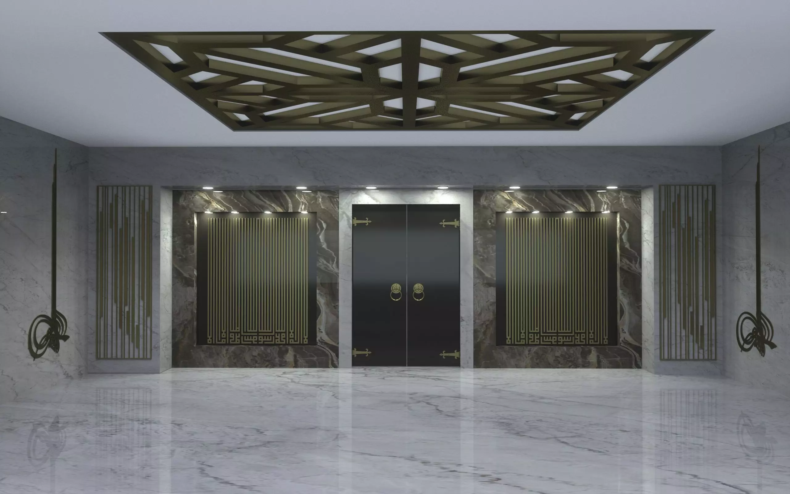  house hall 3D model 3D model_0