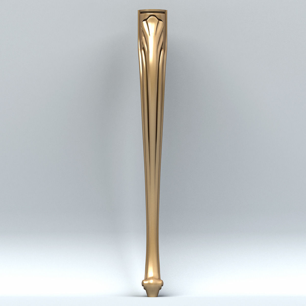 Furniture leg 001 3D model_2