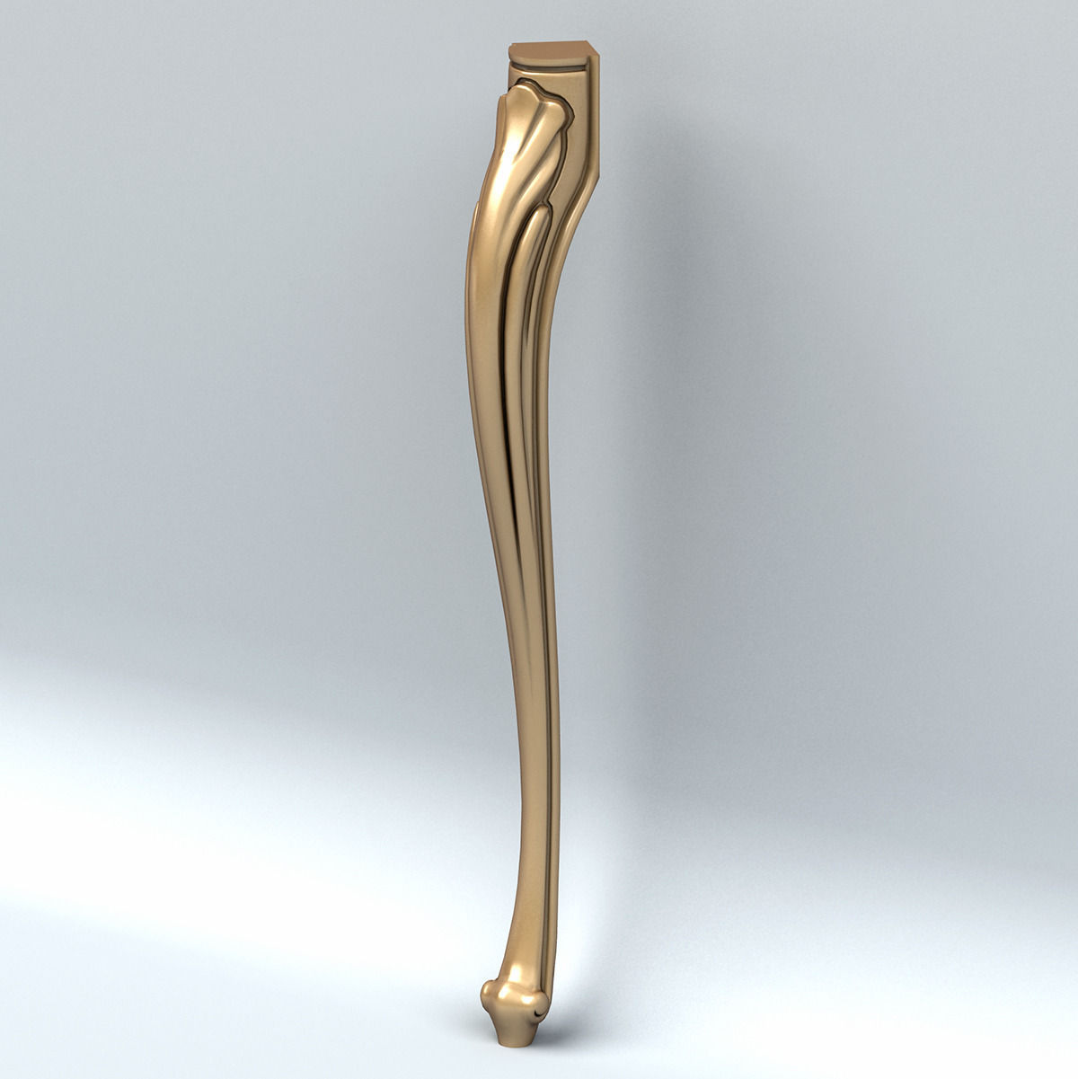 Furniture leg 001 3D model_4