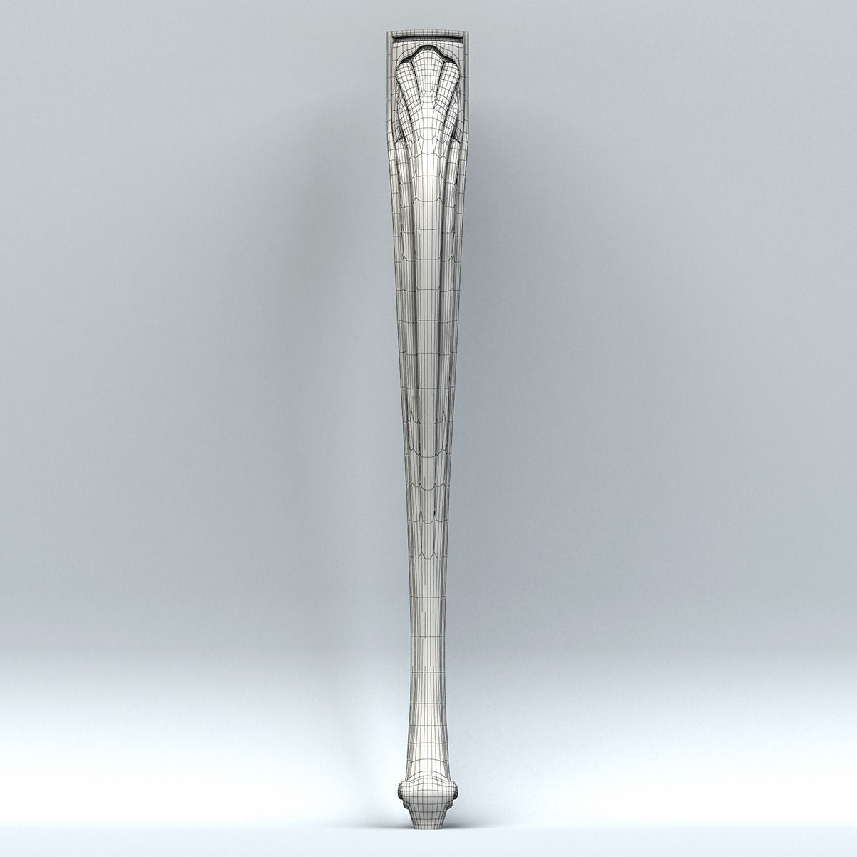 Furniture leg 001 3D model_5