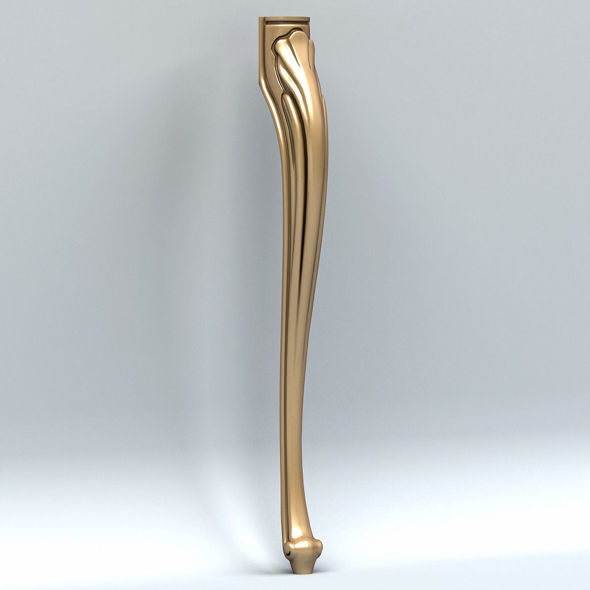 Furniture leg 001 3D model_1