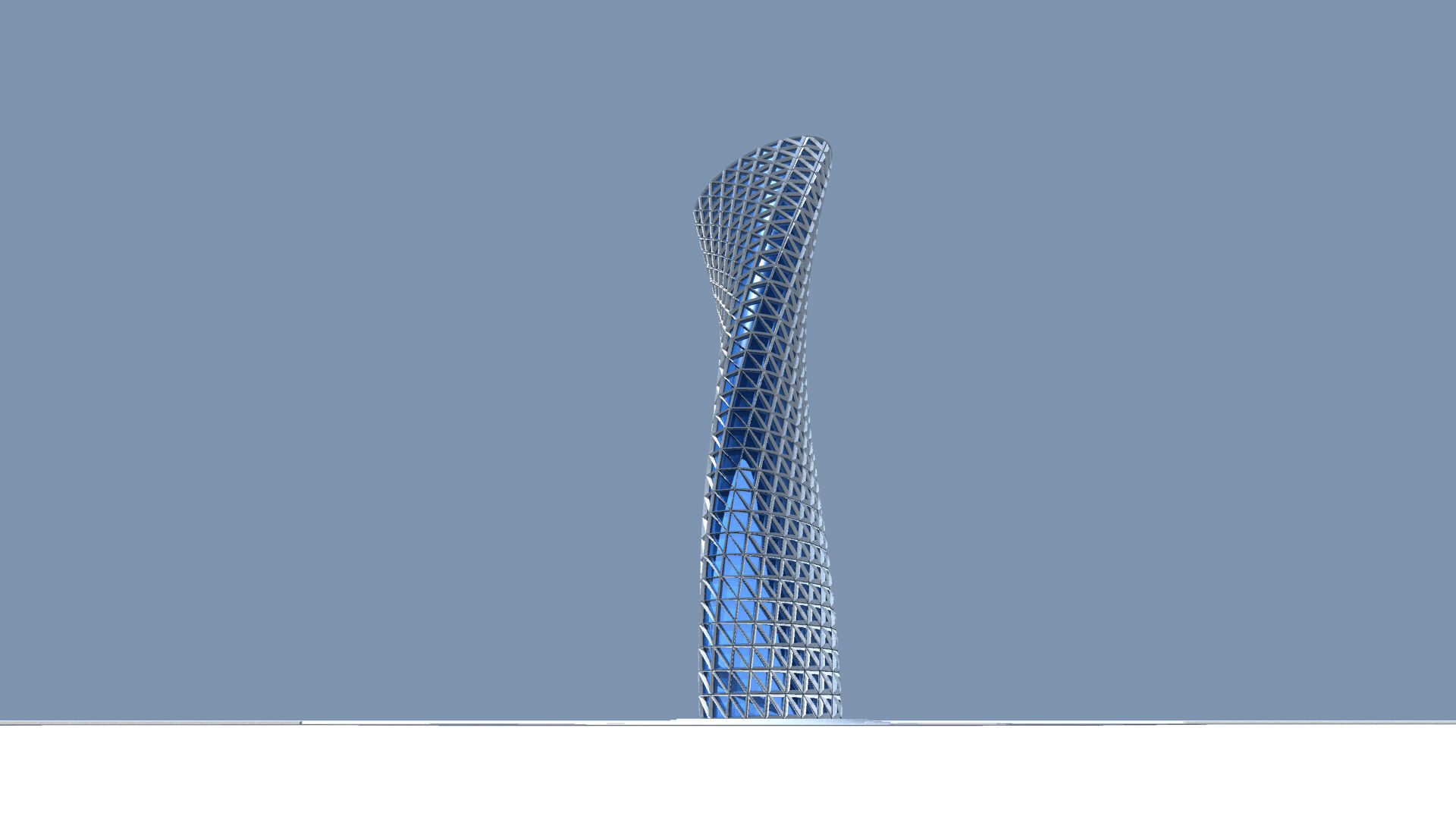 Parametric Twisted Skyscraper with Grasshopper 3D model | CGTrader