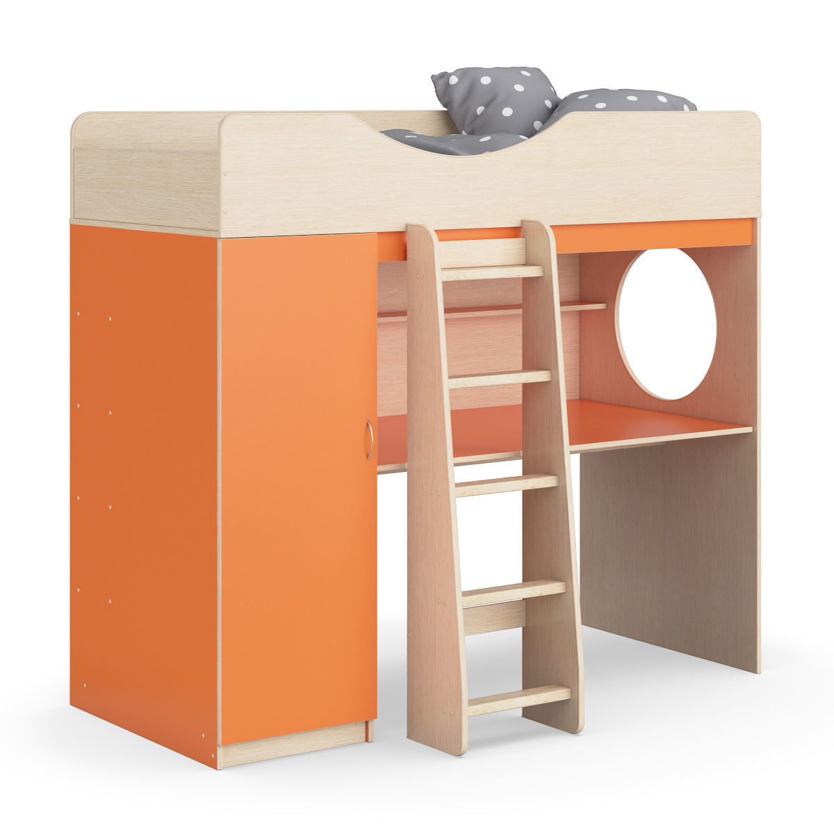 Legenda K09 with LP09 childrens modular bed 3D model_1