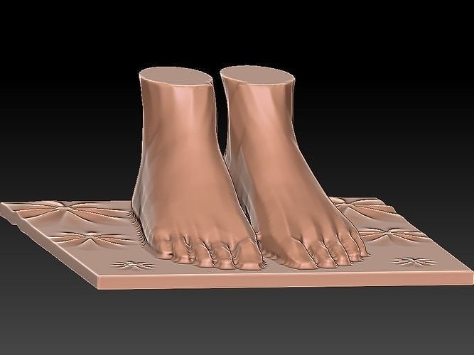 3D FOOT pair of feet Free 3D model