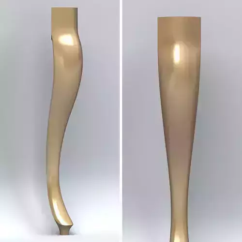 Furniture leg 003 Free 3D model