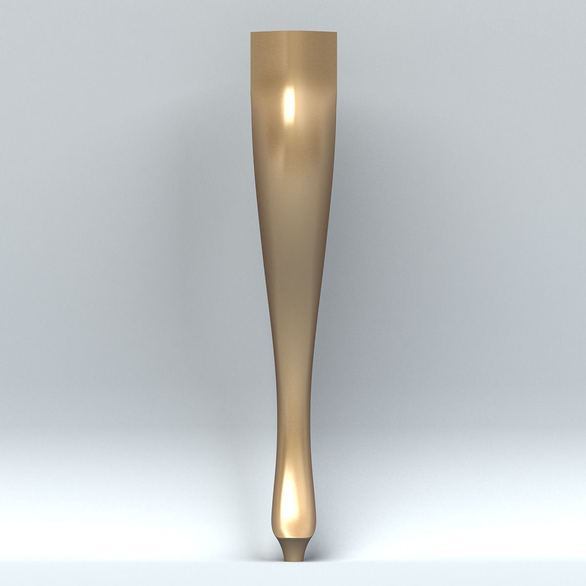 Furniture leg 003 Free 3D model_2