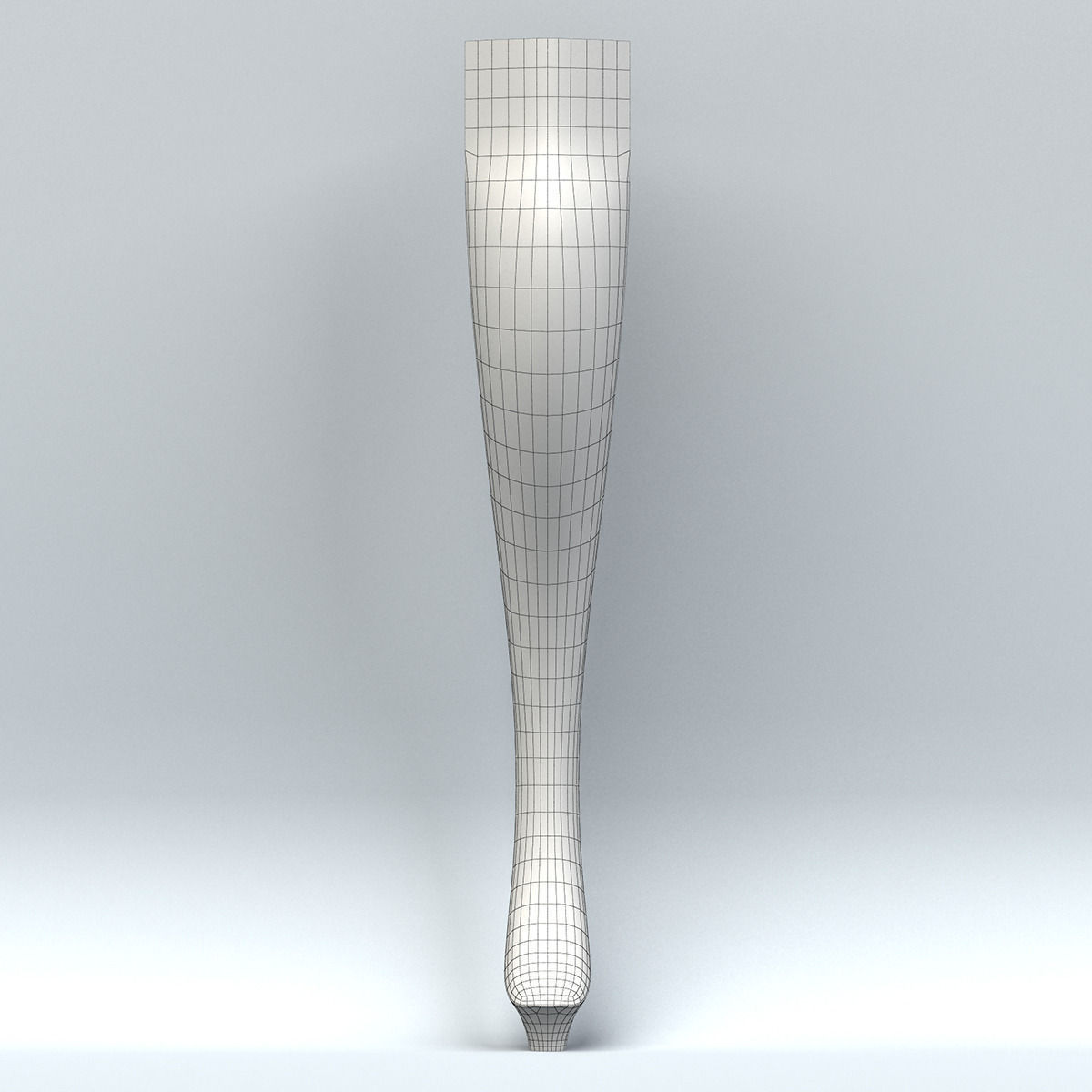 Furniture leg 003 Free 3D model_5