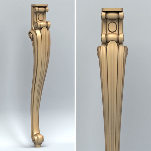 Furniture leg 004 3D model