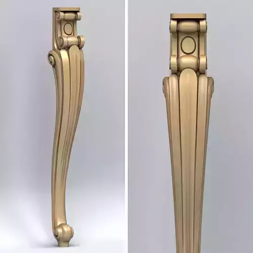 Furniture leg 004 3D model