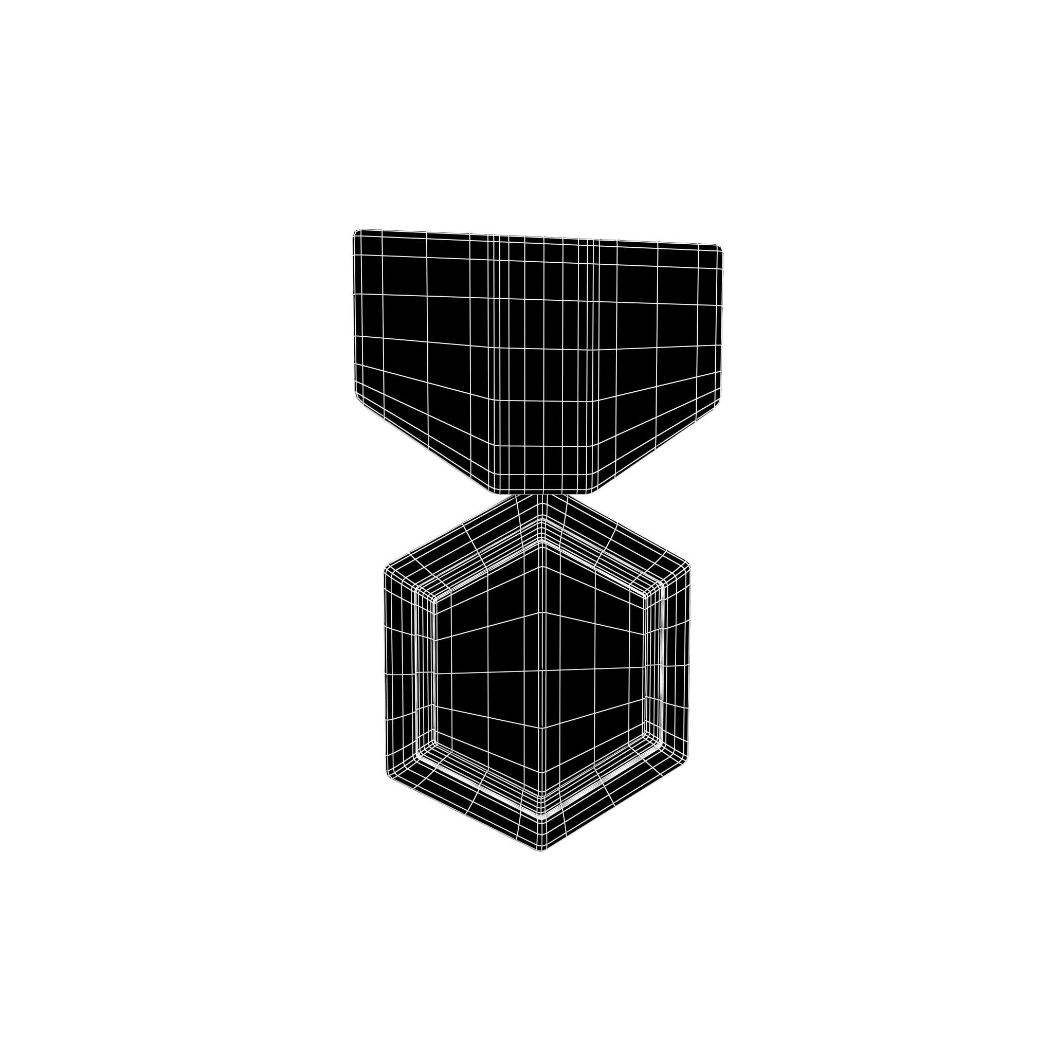 Medal v6 003 Low-poly 3D model_4