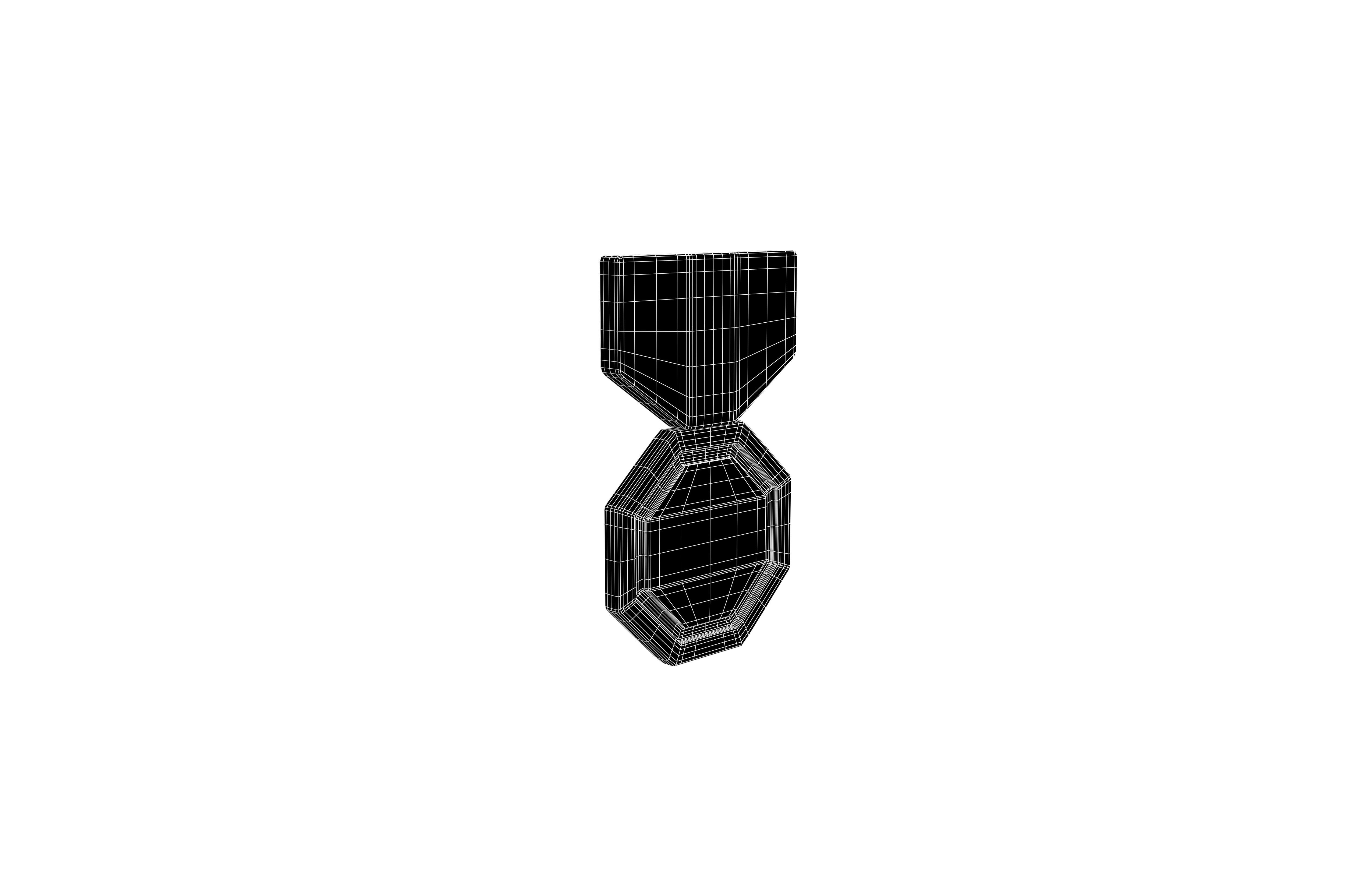 Medal v7 001 Low-poly 3D model_7