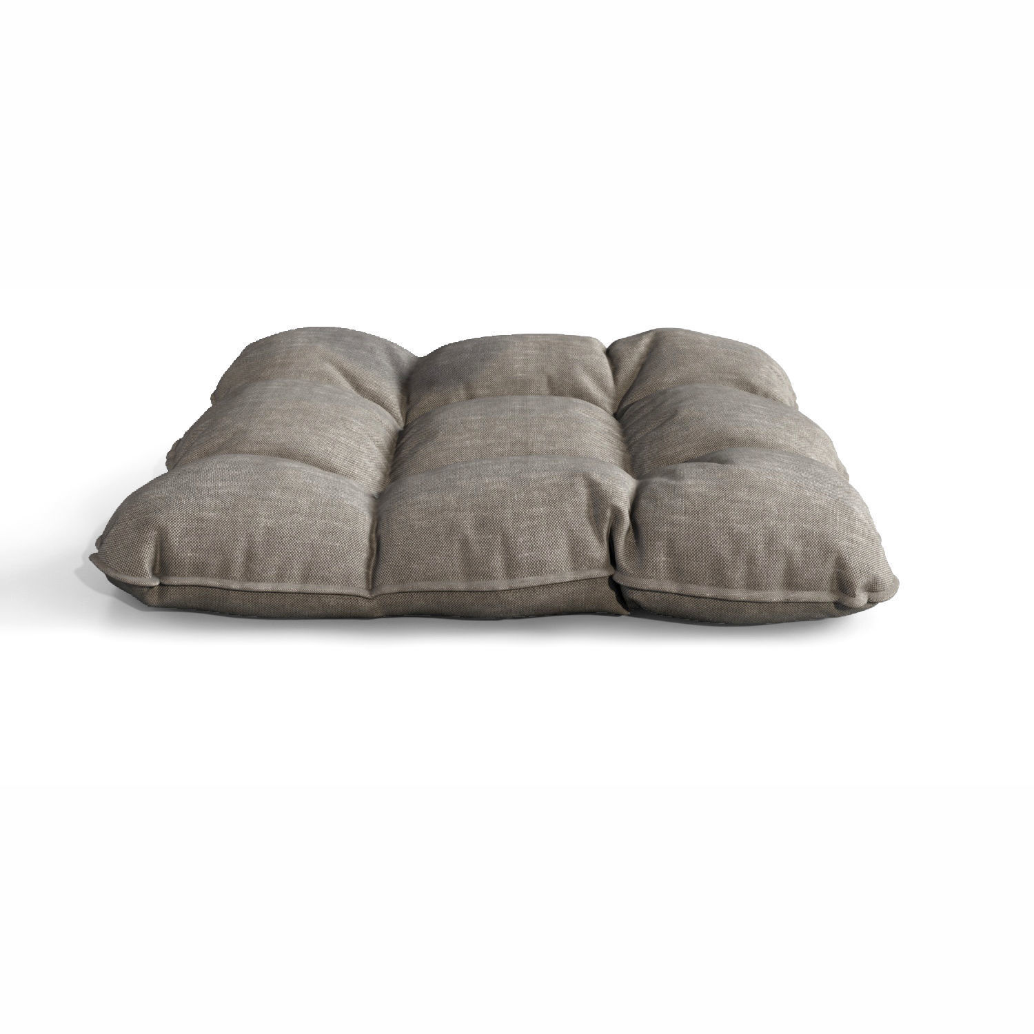 4 buttons soft pillow cushion chair pad 3D model_1