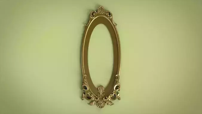 Classic Mirror Frame  3D print model