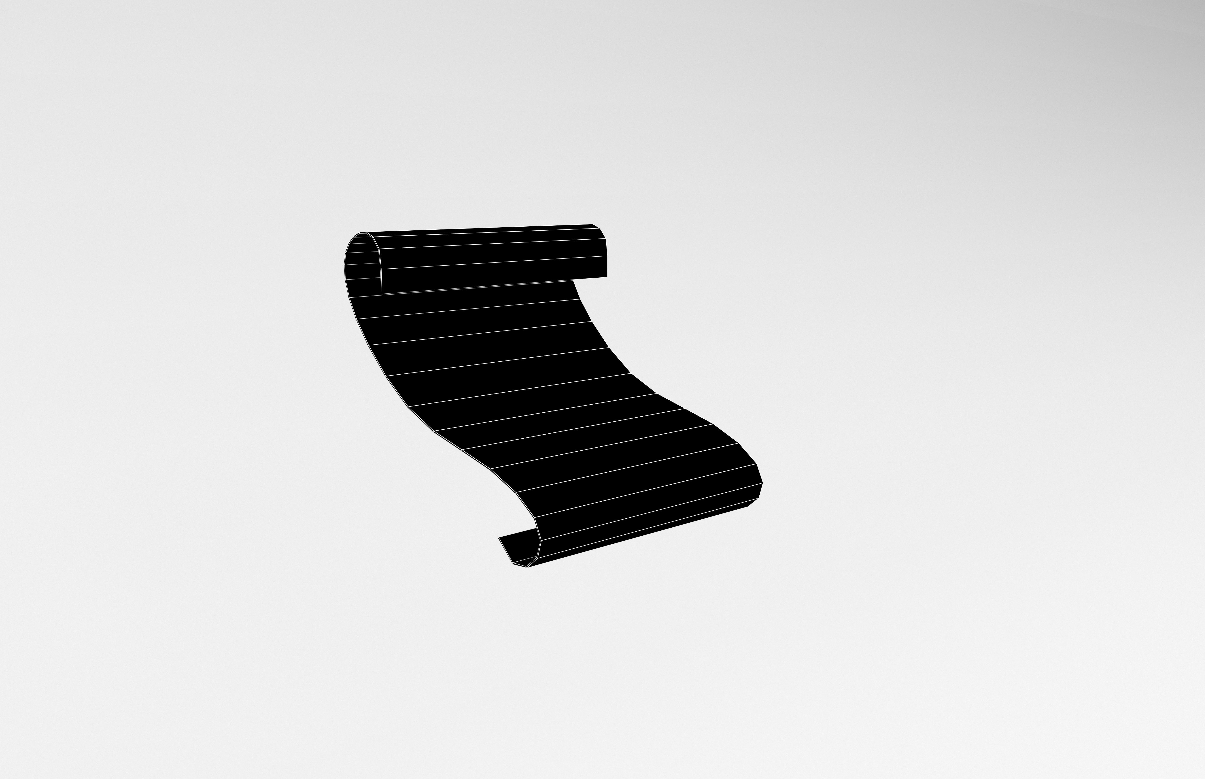 Cartoon Paper v1 002 Low-poly 3D model_7