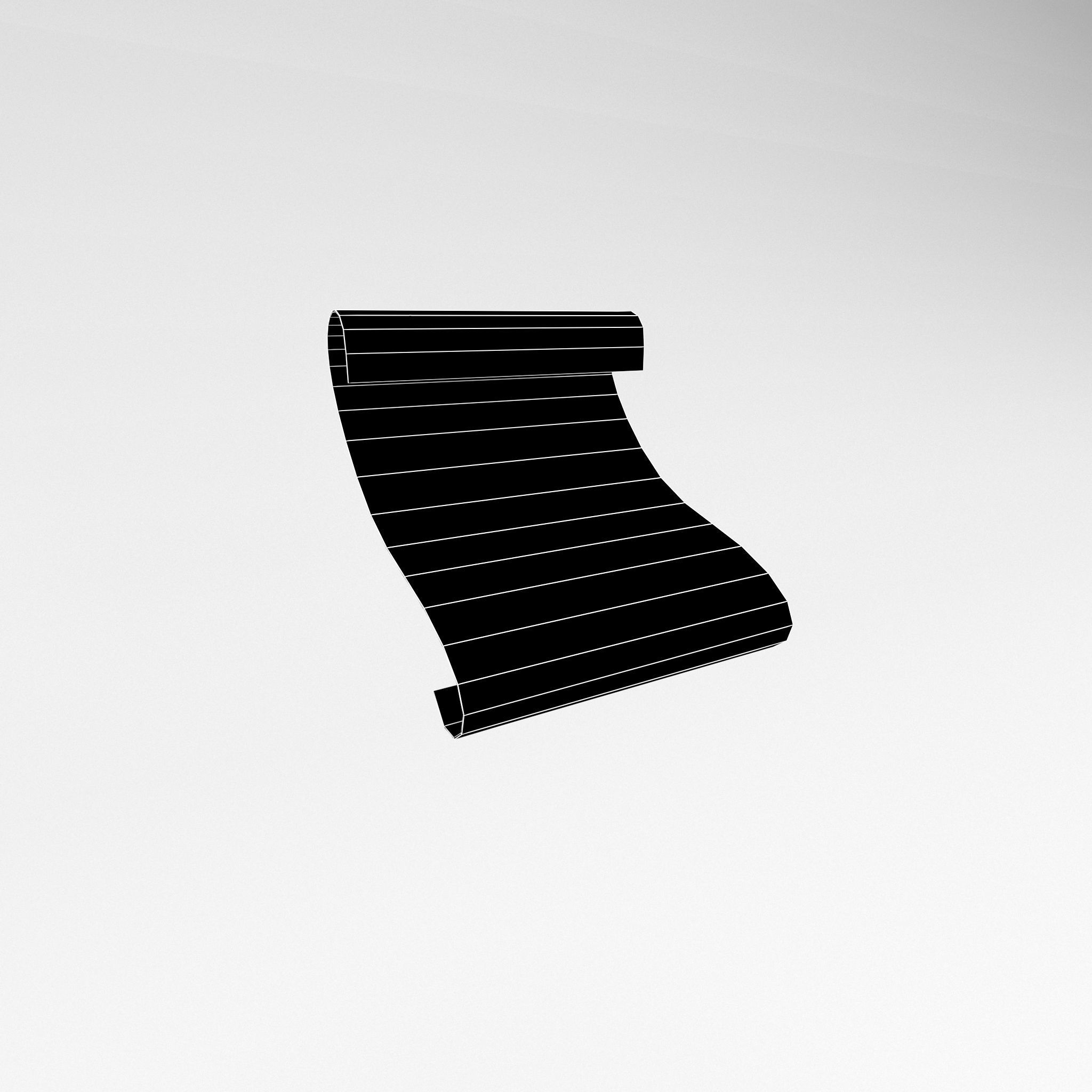 Cartoon Paper v1 003 Low-poly 3D model_4