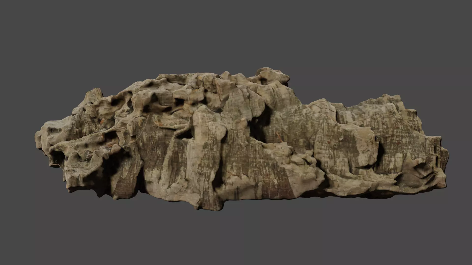 Photo-realistic cork oak bark Free 3D model