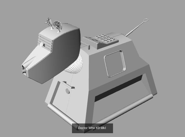 Doctor Who Robots 3D Model Collection_2