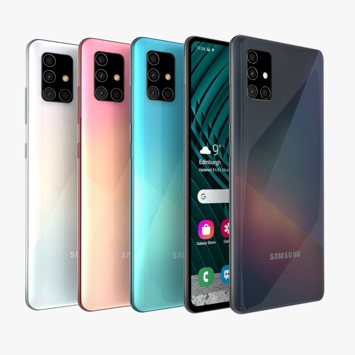 Samsung Galaxy A51 3D model_1
