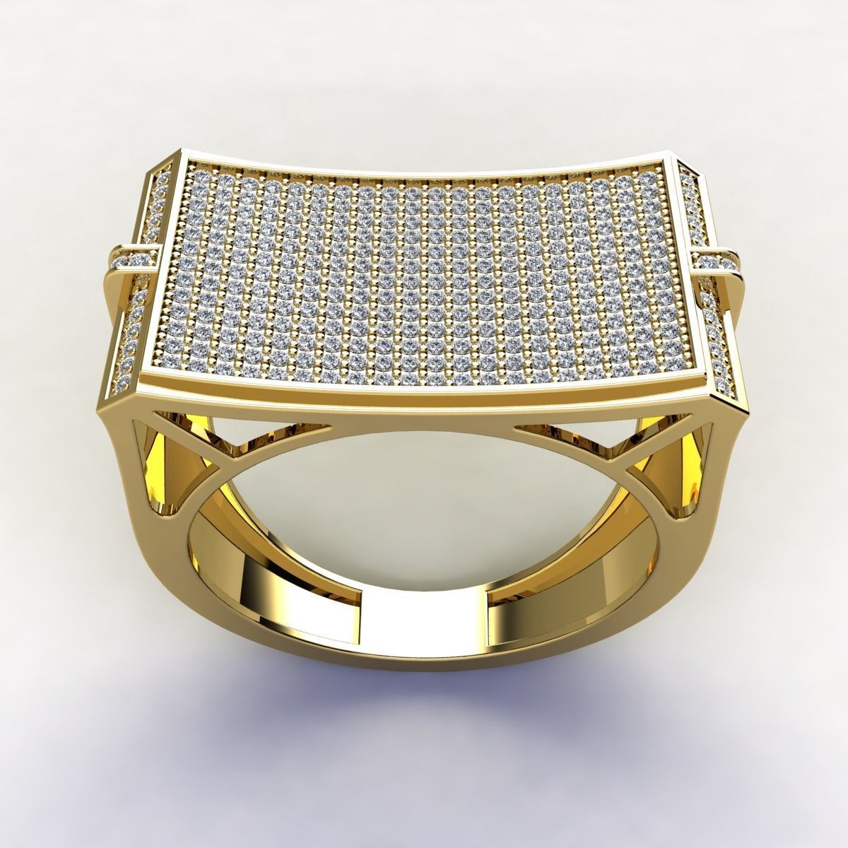 mens Ring  3D print model_4