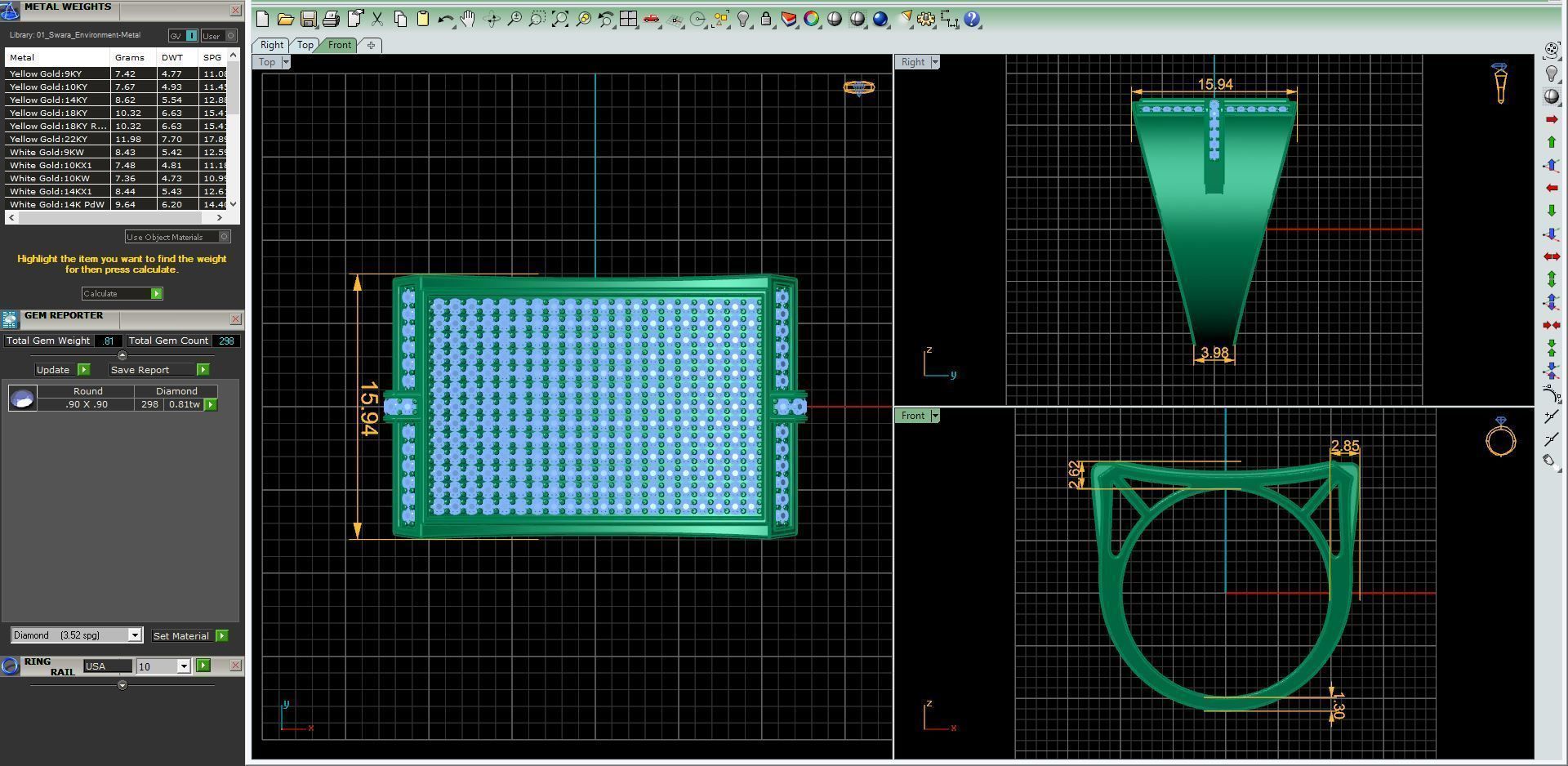 mens Ring  3D print model_2