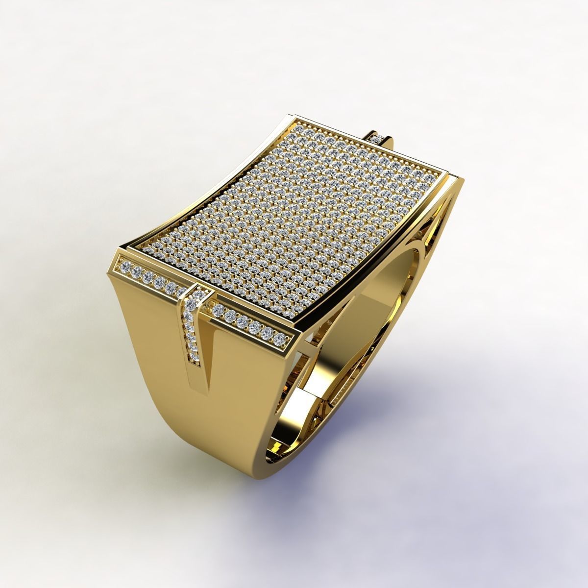 mens Ring  3D print model_1