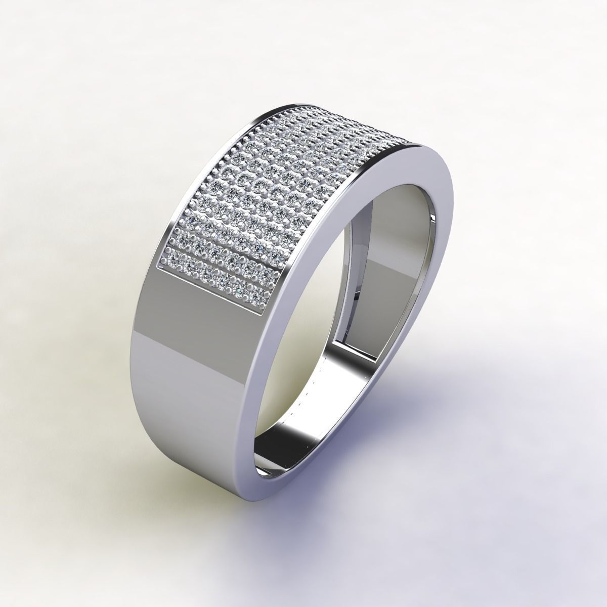 Mens Ring STl 3D print model_2