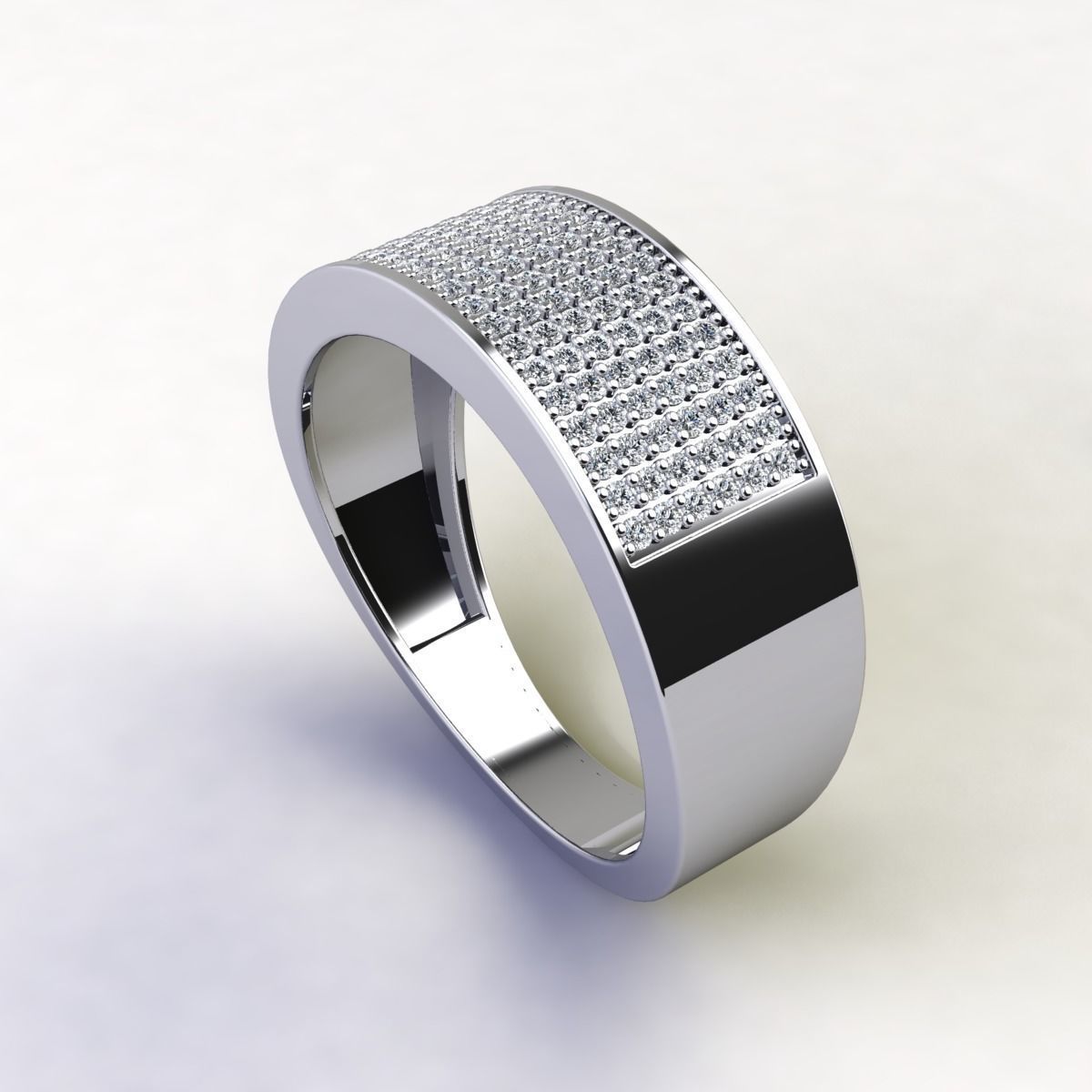 Mens Ring STl 3D print model_12