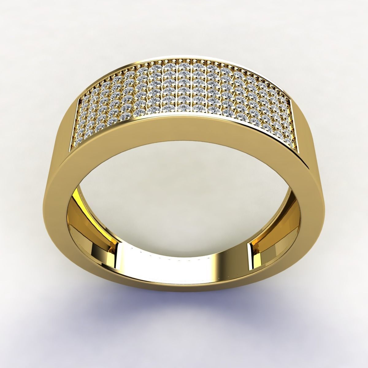 Mens Ring STl 3D print model_4