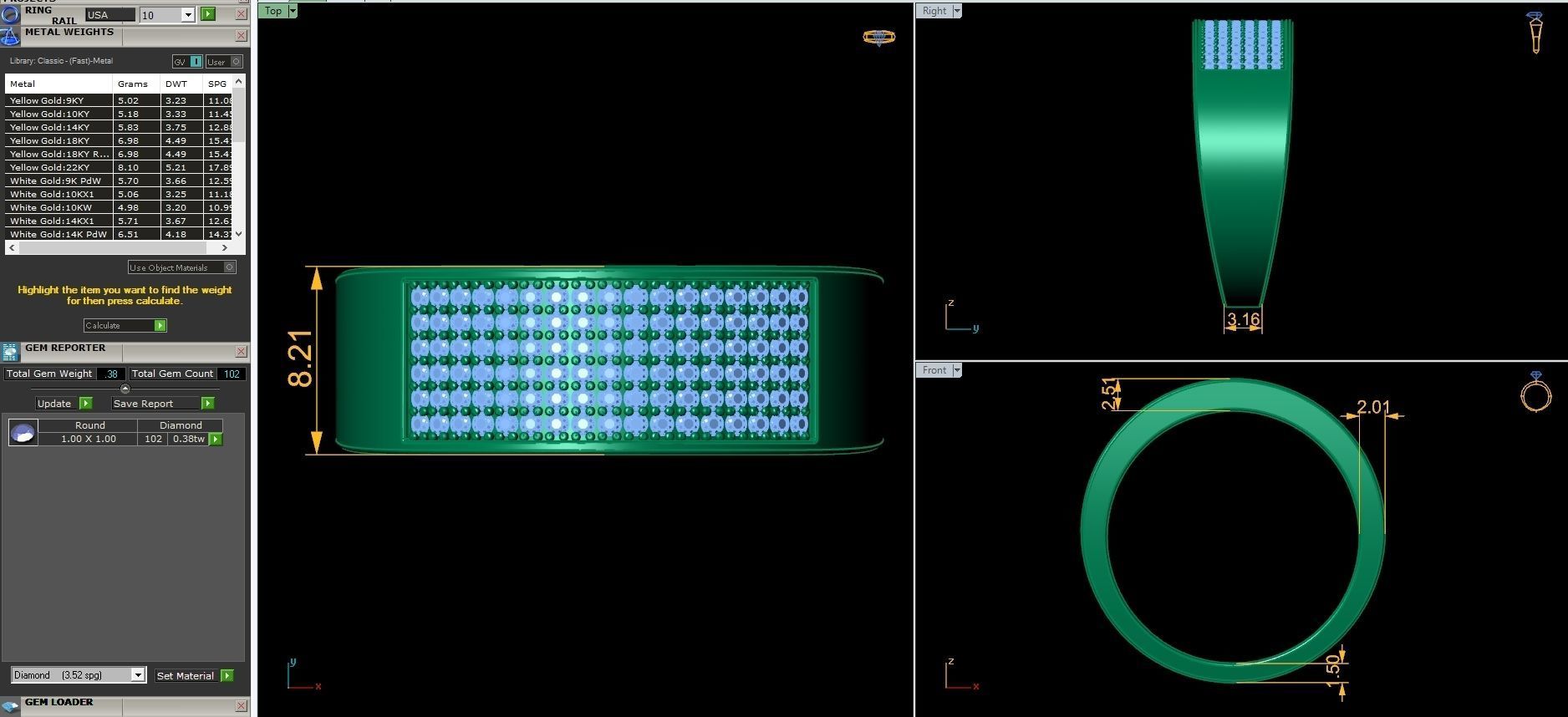 Mens Ring STl 3D print model_3