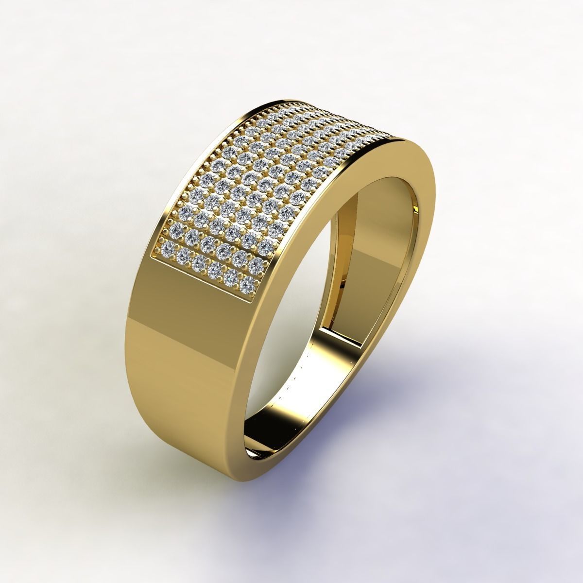 Mens Ring STl 3D print model_1