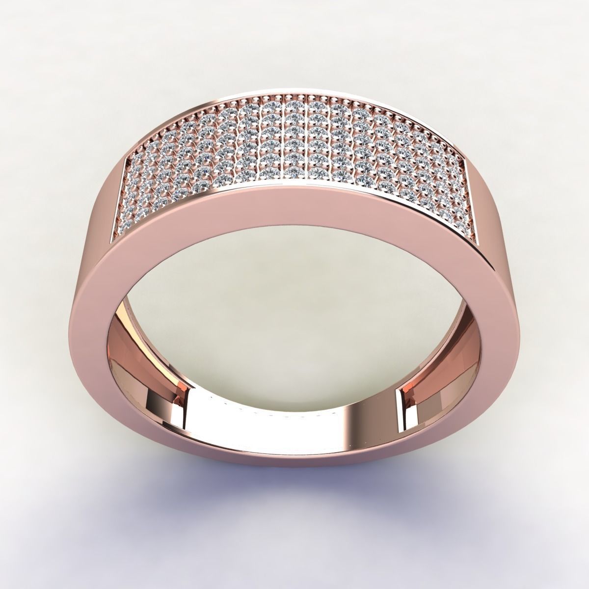 Mens Ring STl 3D print model_5