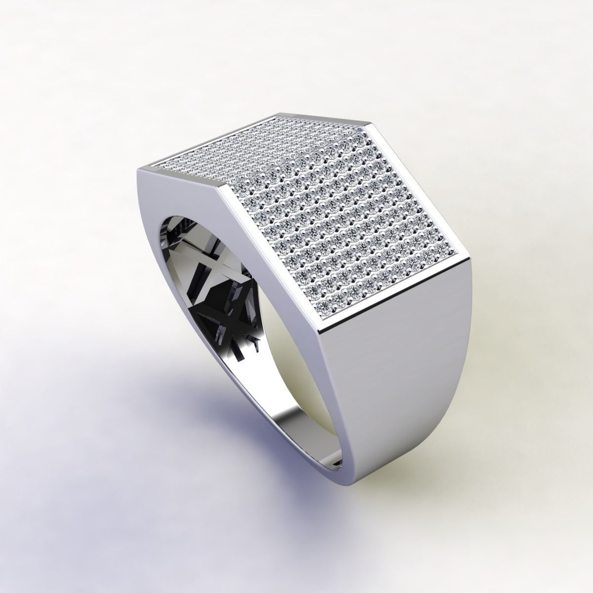 Mens Ring  3D print model_12