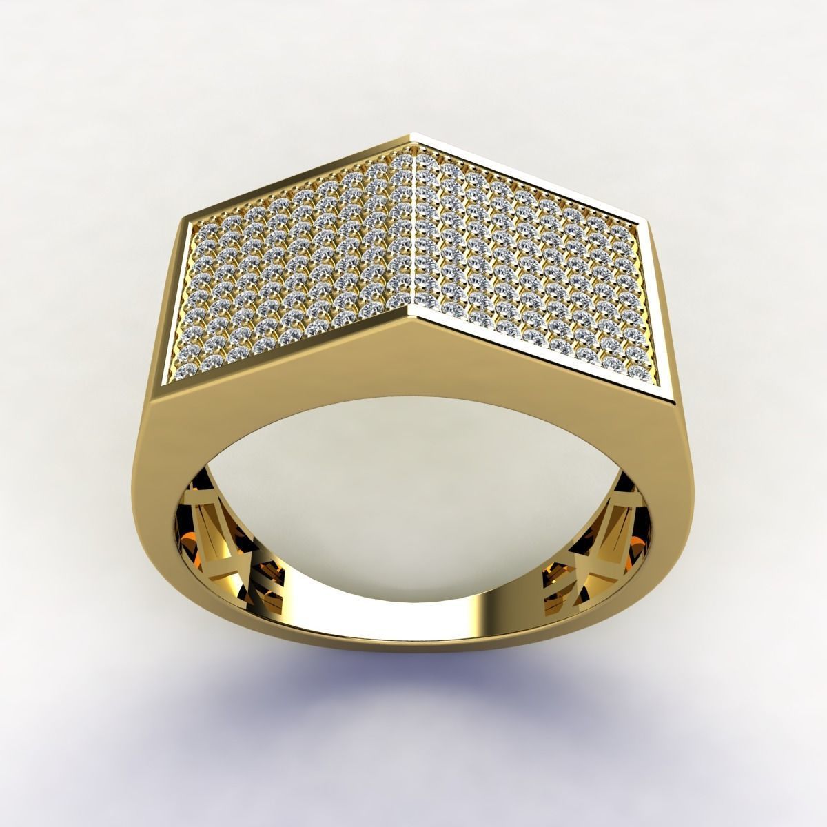 Mens Ring  3D print model_4