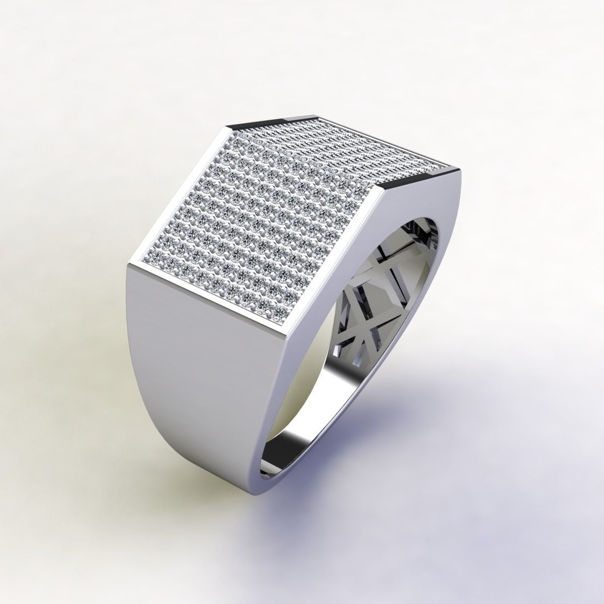 Mens Ring  3D print model_2