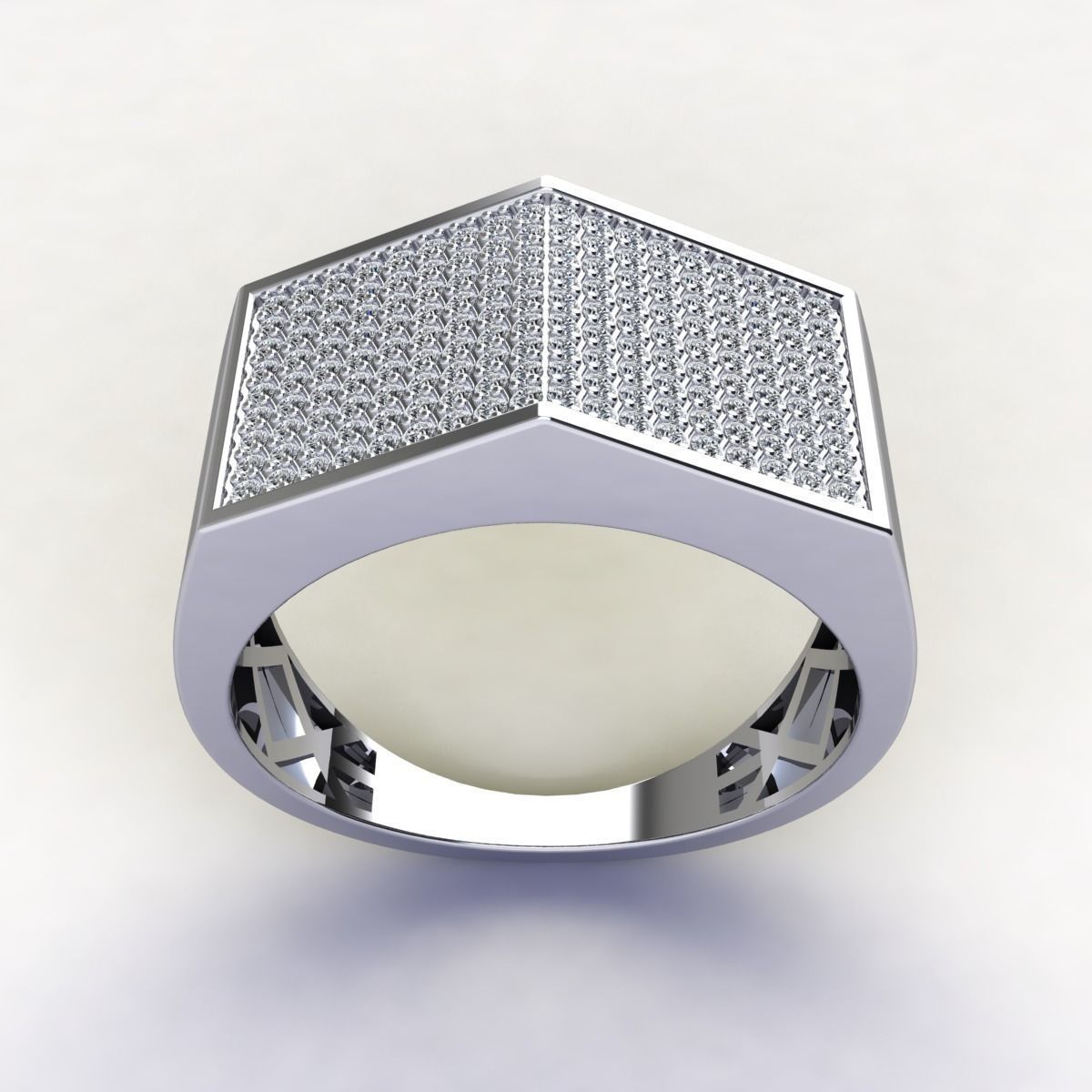 Mens Ring  3D print model_6