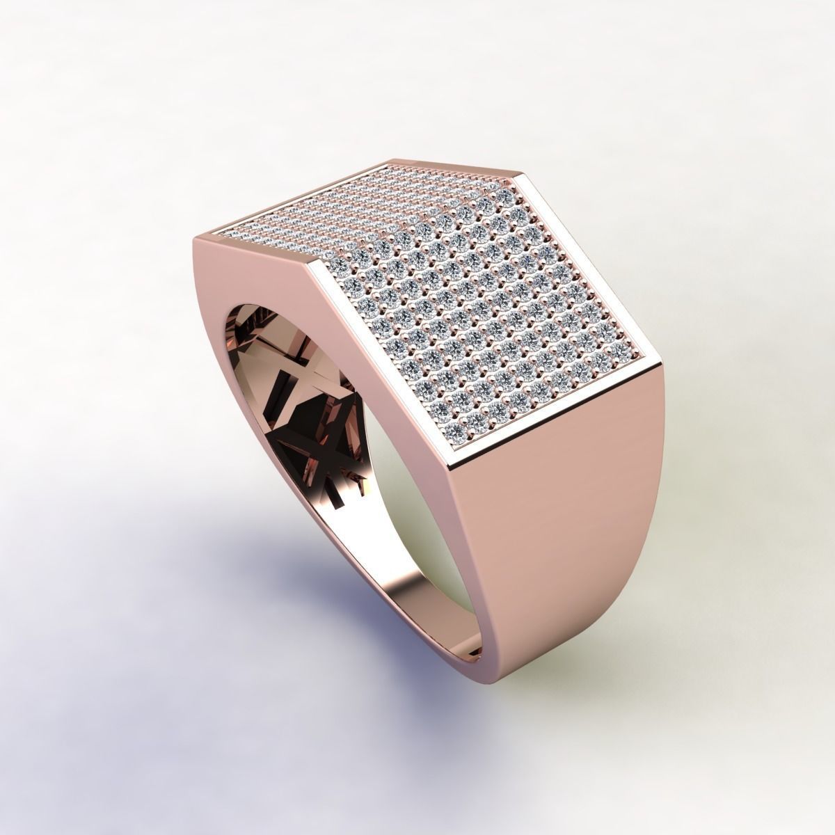 Mens Ring  3D print model_11