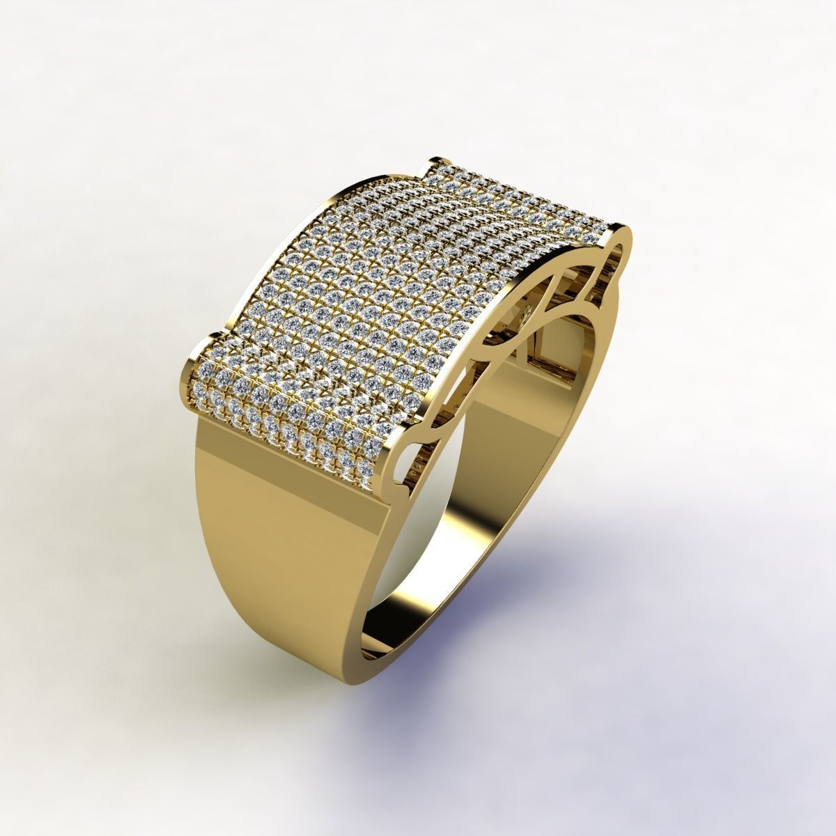 mens Ring  3D print model_2