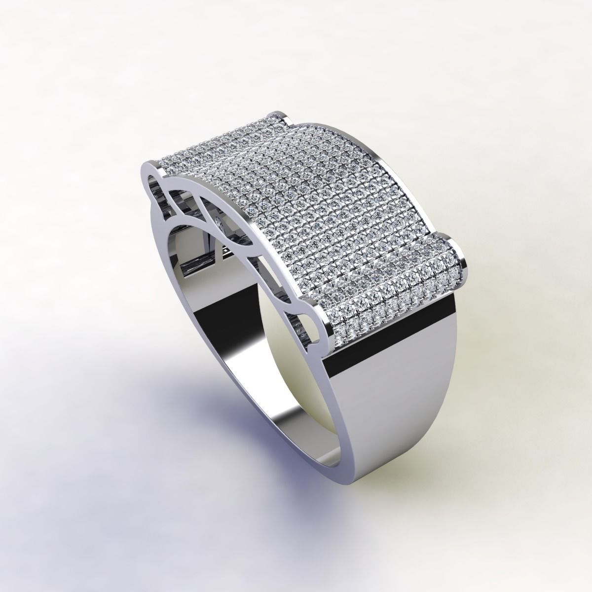 mens Ring  3D print model_12