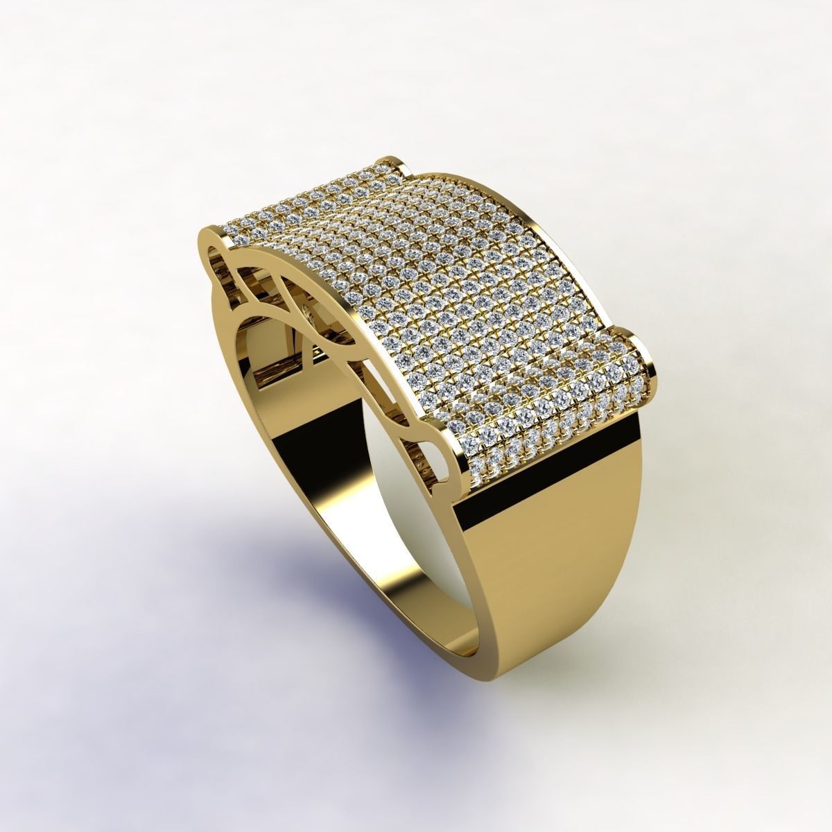 mens Ring  3D print model_10